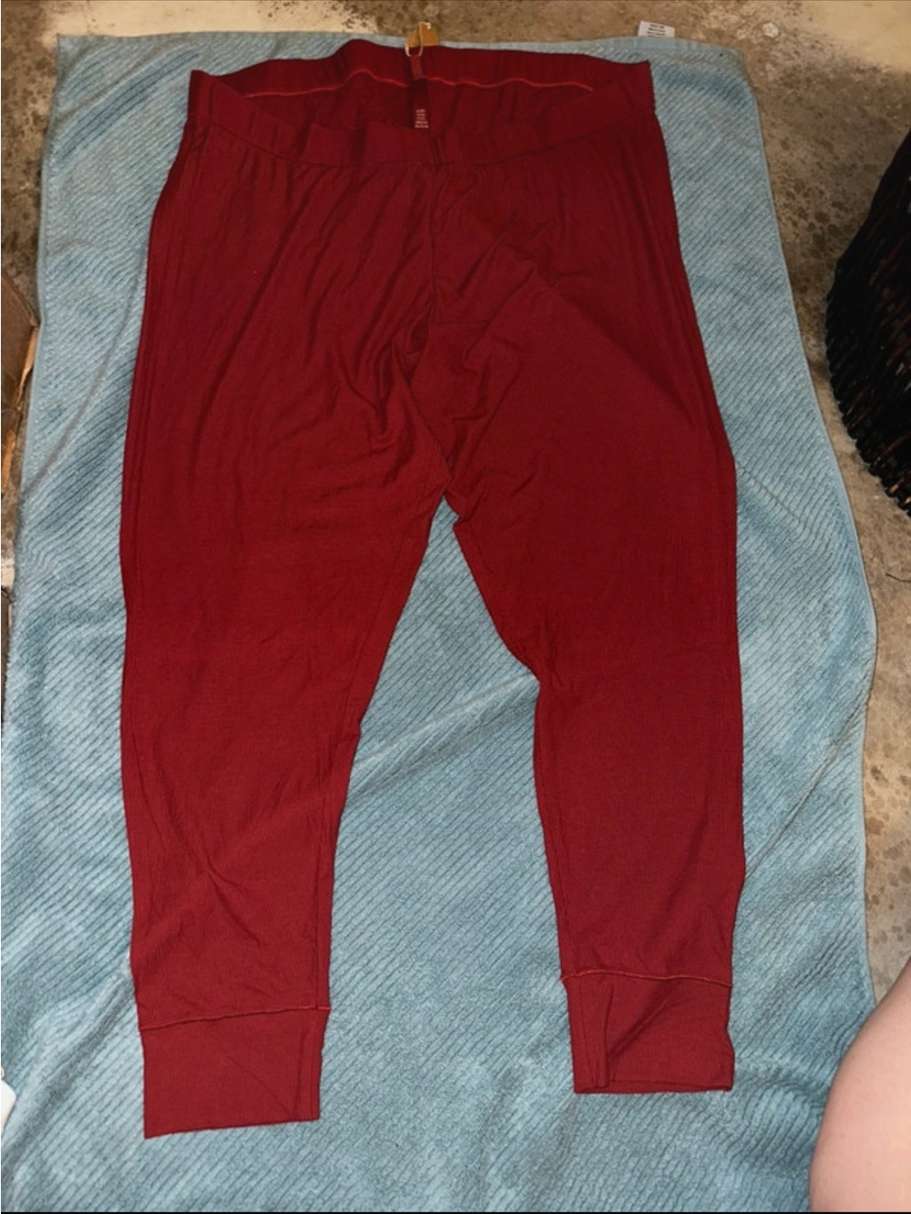 SKIMS soft lounge rib legging color brick size 4X
